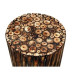 Wooden Round Shape Antique Hand Carved Stool Made From Natural Wood Blocks Wooden Round Shape Antique Hand Carved Stool Made From Natural Wood Blocks
