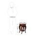 Wooden Hand Carved Side Table, Stool Antique Look Wooden Hand Carved Side Table, Stool Antique Look