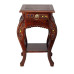 Wooden Hand Carved Side Table, Stool Antique Look Wooden Hand Carved Side Table, Stool Antique Look